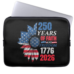4. Juli Amerikanische Flagge Vintage 250 Jahre 177 Laptopschutzhülle