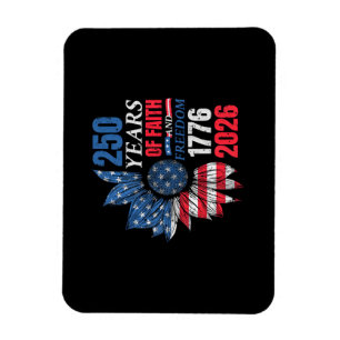 4. Juli Amerikanische Flagge Vintage 250 Jahre 177 Magnet