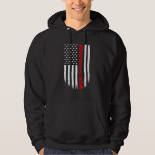 4. Juli Amerikanische Flagge Web-Entwickler Männer Hoodie