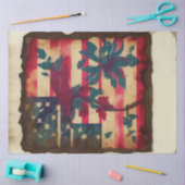 4. Juli Amerikanische Unabhängigkeitsflagge Blaue Seidenpapier (Basteln)