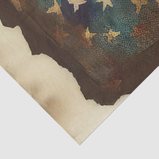 4. Juli Amerikanische Unabhängigkeitsflagge Blaue Seidenpapier (Ausschnitt)