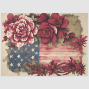 4. Juli Amerikanische Unabhängigkeitsflagge Kameli Seidenpapier