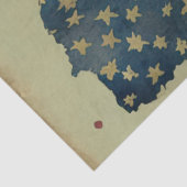 4. Juli Amerikanische Unabhängigkeitsflagge Rustik Seidenpapier (Ausschnitt)