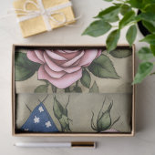 4. Juli Amerikanische Unabhängigkeitsflagge und Ro Seidenpapier (Geschenk)