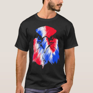 4. Juli Amerikanischer Adler Flagge USA Tie Dye Un T-Shirt