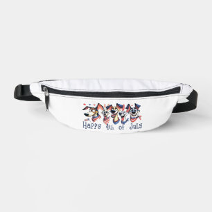 4. Juli. Amerikanischer Unabhängigkeitstag. Funny Bauchtasche