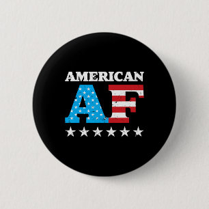 4. Juli Amerikanisches Af USA-Geschenk  Button