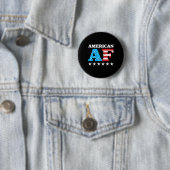 4. Juli Amerikanisches Af USA-Geschenk  Button (Beispiel)