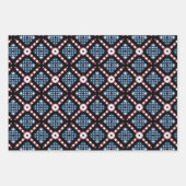 4. JULI - AMERIKANISCHES FLAGPAPIER SET VON 3 GESCHENKPAPIER SET (Vorderseite 3)