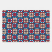 4. JULI - AMERIKANISCHES FLAGPAPIER SET VON 3 GESCHENKPAPIER SET (Vorderseite 2)