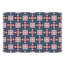 4. JULI - AMERIKANISCHES FLAGPAPIER SET VON 3