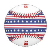 4. Juli Amerikas Unabhängigkeitstag Baseball (Rückseite)