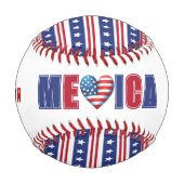 4. Juli Amerikas Unabhängigkeitstag Baseball (Vorderseite)