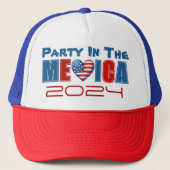 4. Juli Amerikas Unabhängigkeitstag Truckerkappe (Vorderseite)