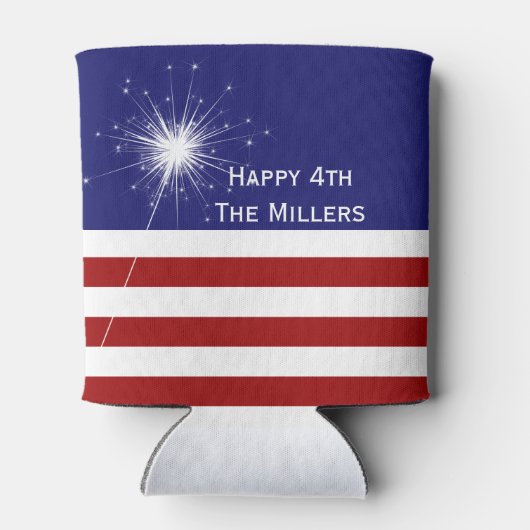 4. Juli Anpassbare Dosenkühler (Rückseite)