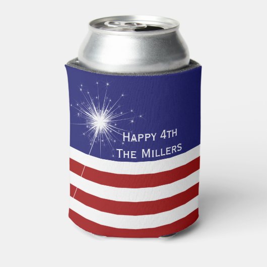 4. Juli Anpassbare Dosenkühler (Kanne Rückseite)