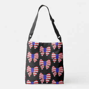 4. Juli Apparel America Flag Patriotic Band Tragetaschen Mit Langen Trägern