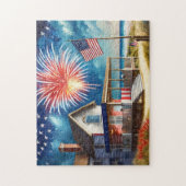 4. Juli Art Easy Brain Art Puzzle Foto Puzzle (Vertikal)