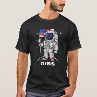 4. Juli Astronaut USA Flag Funny Party T-Shirt
