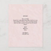 4. Juli BABY SHOWER INVITE Firecracker Giraffe (Rückseite)