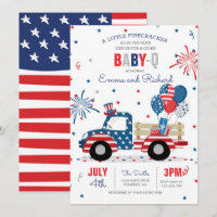 4. Juli Babydusche Baby-Q Babydusche Juli GRILLEN