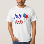 4. Juli Balloons T - Shirt (Vorderseite)