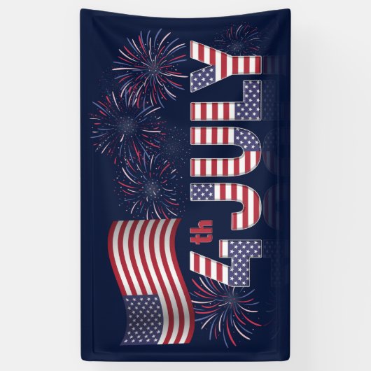 4. Juli Banner (Vertikal)