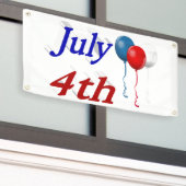 4. Juli Banner (Äußeres Gebäude)