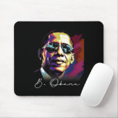 4. Juli Barack Obama Präsident Portrait Patrio Mousepad (Mit Mouse)