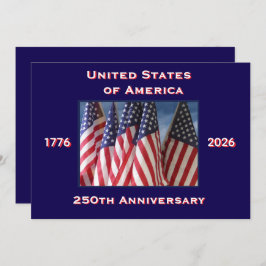 4. Juli Barbeque, USA 250. Jahrestag, Flaggen Einladung