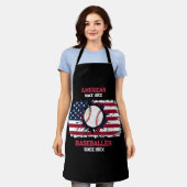4. Juli Baseball USA Unabhängigkeitstag Geschenk Schürze (Getragen)