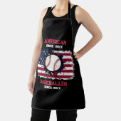 4. Juli Baseball USA Unabhängigkeitstag Geschenk Schürze (InSitu)