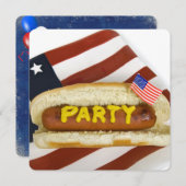 4. Juli Bash Einladung (Vorne/Hinten)