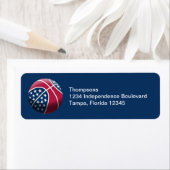 4. Juli Basketball-Rücksendeadresse (Insitu)