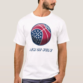 4. Juli Basketball T-Shirt
