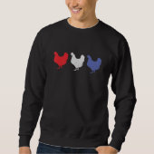 4. Juli Bauer Unabhängigkeitstag Sweatshirt (Vorderseite)