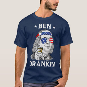 4. Juli Ben Drankin Benjamin Franklin T-Shirt
