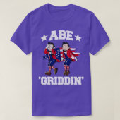 4. Juli Benjamin Franklin Griddy Ben Griddin T-Shirt (Design vorne)