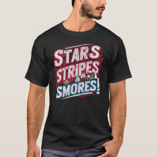 4. Juli Bereit: Sterne, Streifen & S'mores T-Shirt