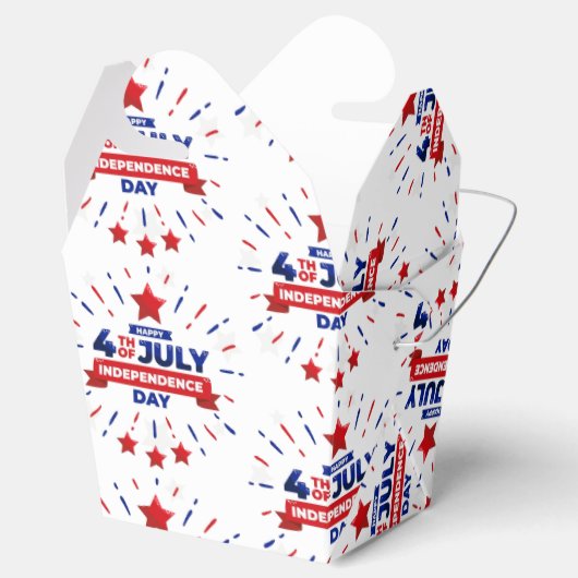 4. Juli: Bevorzugung Geschenkschachtel (Geöffnet)