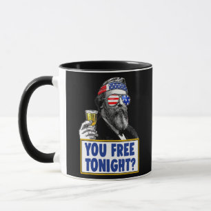 4. Juli Bier USA-Flagge Frauen Männer Patriotisch Tasse