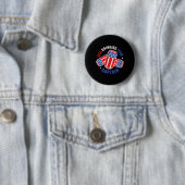4. Juli Bierdose Flagge USA Trinkteam Tees Button (Beispiel)