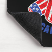 4. Juli Bierdose Flagge Usa Trinkteam Tees  Mousepad (Ecke)