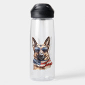 4. Juli Big Dog-70631 Trinkflasche (Rückseite)