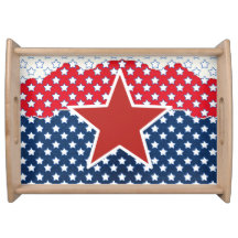 4. Juli, Big Red Star, White & Blue