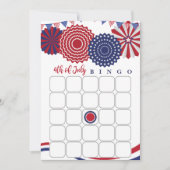 4. Juli Bingo Card Einladung (Vorderseite)