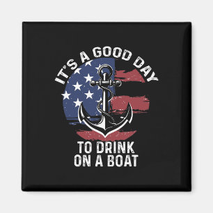 4. Juli Boating-Shirt Es Ist Ein Guter Tag Zum Tri Magnet
