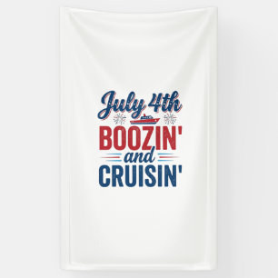 4. Juli Boozin And Cruisin Vintage Boot-Shirt_1 Banner
