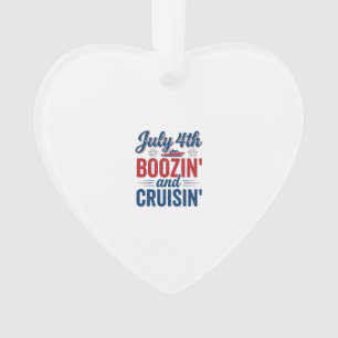 4. Juli Boozin And Cruisin Vintage Boot-Shirt_1 Ornament