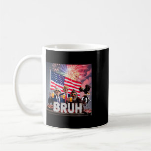 4. Juli Brainrot Ai Slop Trump George Washington Kaffeetasse
